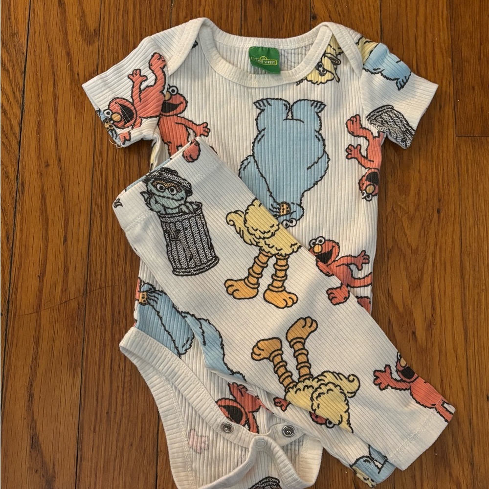 Sesame Street Kids Bodysuit and Pants